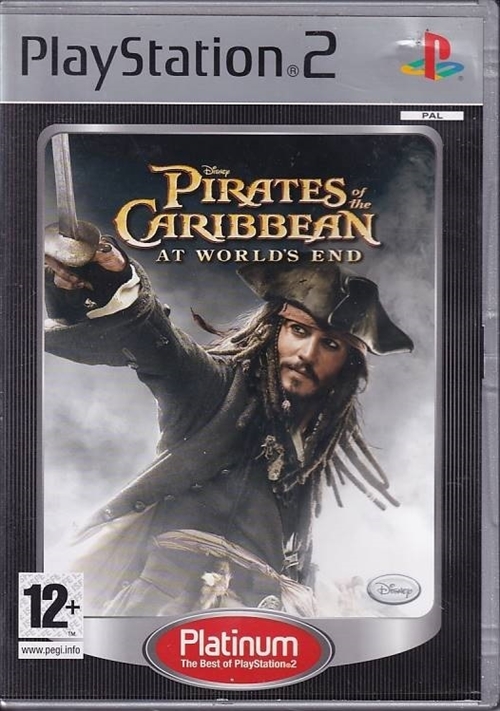 Disney Pirates of the Caribbean At Worlds End - Platinum - PS2 (B Grade) (Genbrug)